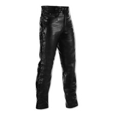 Lederjeans Motorradhose Custom